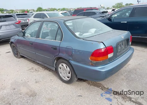 1997 Honda Civic Lx из США, поврежденный, VIN 1HGEJ6676VL030184